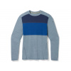 Smartwool M Classic Thermal Merino BL Colorblock CB Man, pewter blue heather - pánské spodní triko M