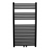 Novaservis Vykurovacie teleso 600x1600 rovné - čierne, stredové pripojenie 600/1600/RS,5