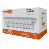 10x LED žiarovka GU10 6W = 60W 570 lm CCD More Lumens SuperLED