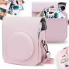 PUZDRO NA FUJIFILM INSTAX MINI 12 PUZDRO NA FOTOAPARÁT RUŽOVÝ PÁSIK