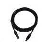 MG WIRES Solární kabel prodlužovací H1Z2Z2-K, 6mm2, černý s konektory MC4, 2m