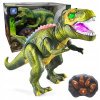 Diaľkovo ovládaný dinosaurus click4TOYS interaktívny zelený 25 cm