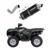 Yamaha YFM 700 GRIZZLY 2007 - 2015 ladený výfuk P7 BLACK + dB killer