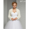 Svadobné kožušinové bolerko - ivory: BF-14 Rozmer: 6XL