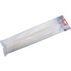 Pásky sťahovacie biele, nízkoprofilový zámok, 4,6x280mm, 100ks, nylon PA66, EXTOL PREMIUM 8856224