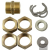 Regulus Sada 4 ks matic, měsíčků, těsnění s pertlovacím niplem 3/4“ pro trubku DN 16
