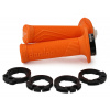 gripy LOCK-ON D100 offroad délka 125/130 mm 4 vačky DOMINO oranžové