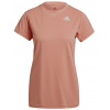 Dámske tričká Adidas HEAT.RDY Tee W - ambient blush/black - Ružový (XS)