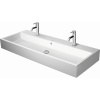 DURAVIT Vero Air umývadlo do nábytku s dvomi otvormi, s prepadom, spodná strana brúsená, 1200 x 470 mm, biela, 2350120026
