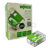 WAGO WAGO Ekologická krabicová svorka 2-pólová, páčková, 2x(0,14…4mm²), CAGE CLAMP®, bal.100ks