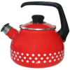 Metalac Čajová kanvice s píšťalkou bodkovaná 2,5l