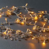 Butlers JINGLE LIGHTS LED Svetelná reťaz s USB s perlami a rolničkami 40 svetiel