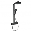 Hansgrohe Rainfinity EcoSmart sprchový systém s termostatickou batériou ShowerTablet, matná čierna 28742670