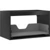 Mexen Box-A korpus skrinky pod umývadlo 80 cm, 1 zásuvka, čierny mat - 91AX0-0800-470-1-71