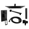 Sprcha set Black Soho black pre Flush montáž REA