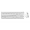 LOGITECH MK950 Set klávesnica myš US (920-012491) WiFi (USB prijímač) / Bluetooth / Lokalizácia US / Numerická časť / Optická (4000 dpi) / Biela / Biela / Batéria 2x AAA / 1x AA