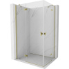 MEXEN/S - Mist H Duo sprchový kút dvere krídlové 95 x 70, transparent, zlato 8A5-095L-070P-50-00