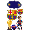 CUKROVÁ TLAČ jedlý obrázok na tortu Cukrová hmota FC BARCELONA RAPHINHA LOPTA NOŽ
