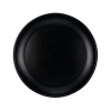 Plastový tanier čierny - Silvester - 21 cm - 1 ks