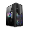 1stCOOL MONSTER, stredná veža, AU, USB 3.0, bez napájania, sRGB ventilátor, priehľadný bočný panel, čierny ML-MONSTER-AU-USB3-TS