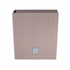 kvetináč 17cm RATOlow DRTS170L-7529U mocca plastový PROSPERPLAST