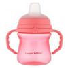Nevylievací hrnček Canpol Babies s mäkkým náustkom, ružový, 150 ml