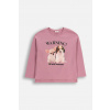 Detské tričko s dlhým rukávom Coccodrillo ZC5143103CGJ ružová 158