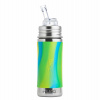 Pura Nerezová fľaša so slamkou s membránou 325ml Varianta: Green/Aqua