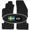 Volvo V50 2004-2012 Velúrové koberčeky do auta + EMBLEMAT
