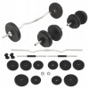 Shumee Bar 1 cm / 1 mm 30 kg (Barbell a činky so sadou nákladov, 30 kg)