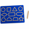 Grafomotorická doska VIGA Shapes sa učí písať