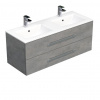 Swiss aqua technologies Koupelnová skříňka s umyvadlem SAT Cube Way 120x53x46 cm beton mat CUBE461202BEMOD