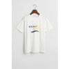 TRIČKO GANT SAILING GRAPHIC T-SHIRT WHITE