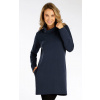 LITEX Šaty dámske s dlhým rukávom. 7F080 - veľ. XL, tmavo modrá