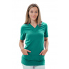 Perlička® Zdravotnícka košeľa LUJZA Tmavozelená Veľkosť: XS, Farba: Tmavozelená
