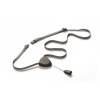 Snúrka na krk DURABLE Závesný remienok FLEX čierny 10 ks