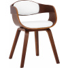 Design-Shop King drevené nohy orech Biela