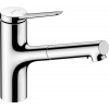 Hansgrohe Zesis M33 - Páková kuchynská batéria 150, vyťahovacia sprška, 2jet, chróm 74820000