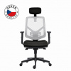 Powerton Kancelárske ergonomické kreslo Tina, čierno-šedé (Ergonomické kreslo Powerton TINA čierno-šedé)