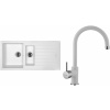Set Sinks G16328 (dřez Perfecto 1000.1 Milk 28 + baterie Vitalia Milk 28)