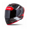 Prilba Aero Drome, CASSIDA (čierna met./červená/biela/sivá) 2026 S (55 až 56 cm)