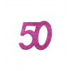 Narodeninové konfety 50 - 6 ks