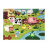 Janod Dotykové puzzle 20ks Na farme