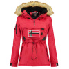 GEOGRAPHICAL NORWAY bunda dámská BABY LADY zimná cez hlavu S Červená