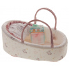 Přenosná taška s jednorožci - košík pro miminko 42 cm - růžový (Capazo Unicornios)