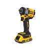 DEWALT Akumulátorový rázový uťahovák 18 V (2 x 2,0 Ah batéria + nabíjačka + TSTAK) DCF922D2T