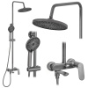 REA Sprchový set Marco Gun Grey -P5600 REA-P5600