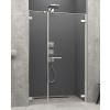 RADAWAY ARTA DWS 110cm pravé sprchové dvere do niky, profil chróm, sklo číre, 386628-03-01R386092-03-01R
