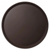 Cambro Camtread podnos protišmykový okrúhly pr. 35,5 cm, hnedá