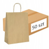 Papierová taška 18x8x22 sivá 100g/m2 50 ks (A5)